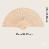 Elegant Chinese Wooden Folding Hand Fan