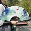 Large Bamboo Chinese Folding Hand Fan