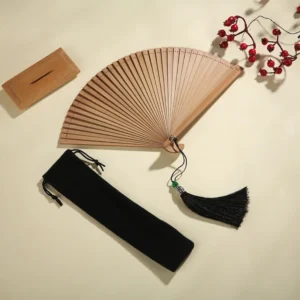 Classical Chinese Bamboo Dance Fan