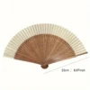 Heart Shaped Chinese Bamboo Folding Fan