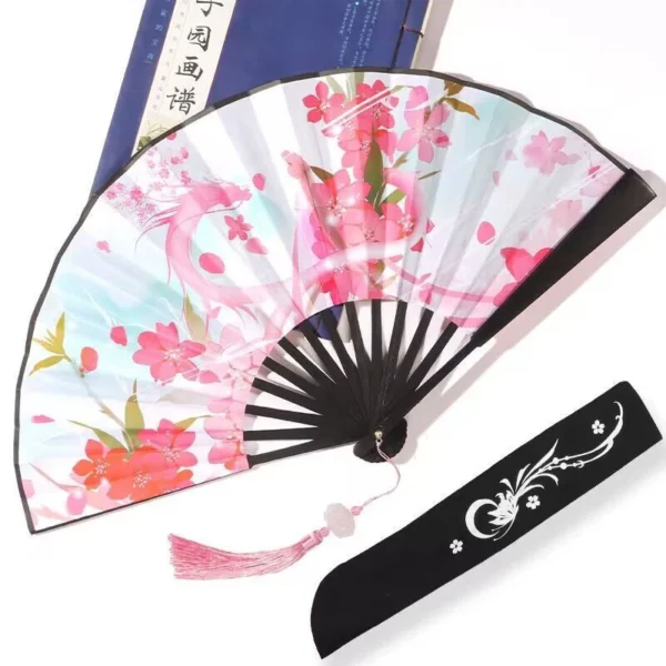 Large Bamboo Chinese Folding Hand Fan