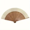Heart Shaped Chinese Bamboo Folding Fan